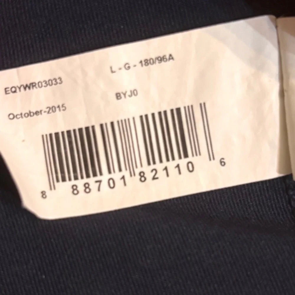 Quiksilver Rash Guard Mens Large Navy Blue Short Sleeve Logo Swim Shirt